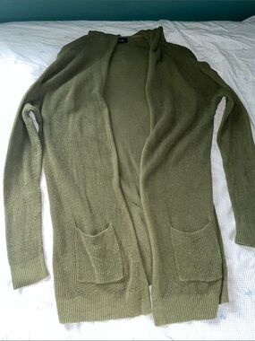 Hooded Cotton Sweater with Pockets